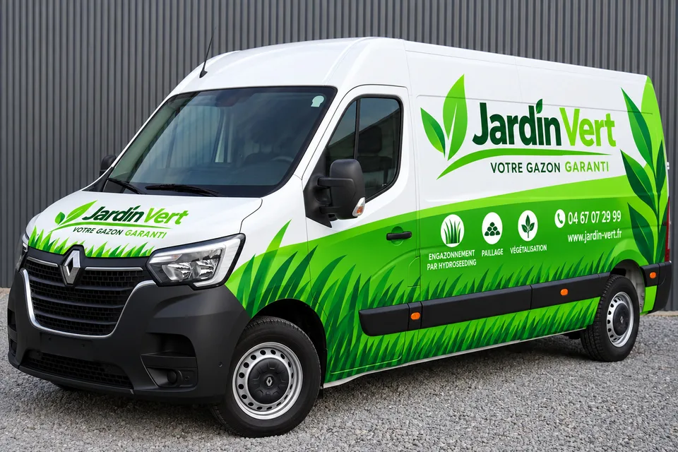 Fourgon Jardin Vert